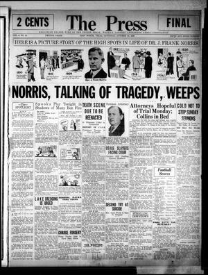 The Press (Fort Worth, Tex.), Vol. 6, No. 24, Ed. 2 Saturday, October 30, 1926