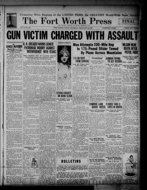 The Fort Worth Press (Fort Worth, Tex.), Vol. 8, No. 129, Ed. 2 Thursday, February 28, 1929