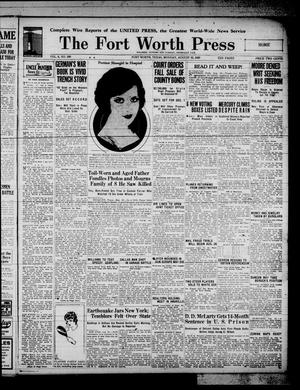 The Fort Worth Press (Fort Worth, Tex.), Vol. 8, No. 269, Ed. 1 Monday, August 12, 1929