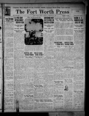 The Fort Worth Press (Fort Worth, Tex.), Vol. 9, No. 120, Ed. 1 Tuesday, February 18, 1930