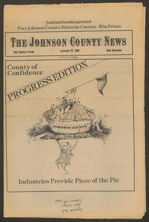 Primary view of object titled 'The Johnson County News (Cleburne, Tex.), Vol. 19, No. 4, Ed. 1 Thursday, January 27, 1983'.