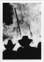 Photograph: [Crowd silhouettes at North Texas Homecoming bonfire, 1980]