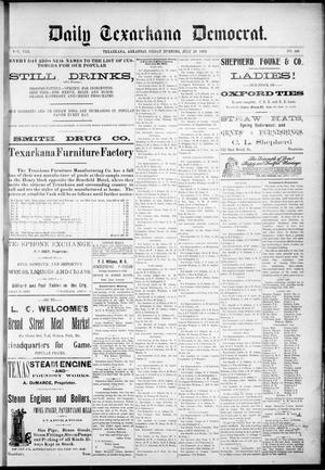 Daily Texarkana Democrat. (Texarkana, Ark.), Vol. 8, No. 306, Ed. 1 Friday, July 29, 1892