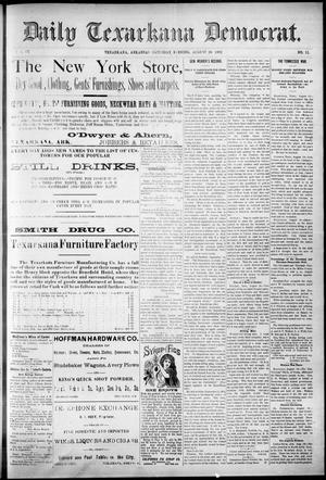 Daily Texarkana Democrat. (Texarkana, Ark.), Vol. 9, No. 11, Ed. 1 Saturday, August 20, 1892
