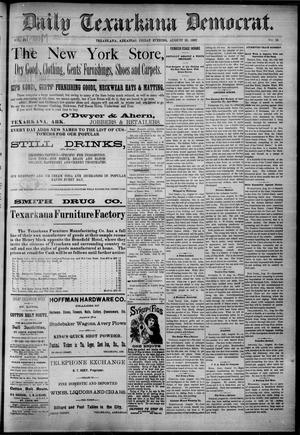 Primary view of object titled 'Daily Texarkana Democrat. (Texarkana, Ark.), Vol. 9, No. 16, Ed. 1 Friday, August 26, 1892'.