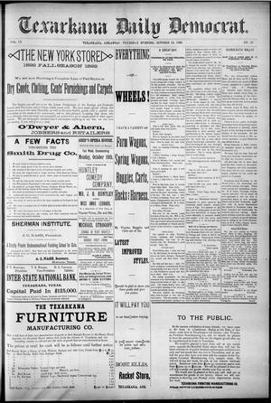Texarkana Daily Democrat. (Texarkana, Ark.), Vol. 9, No. 57, Ed. 1 Thursday, October 13, 1892
