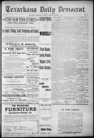 Texarkana Daily Democrat. (Texarkana, Ark.), Vol. 9, No. 59, Ed. 1 Saturday, October 15, 1892