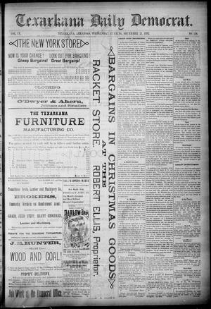 Texarkana Daily Democrat. (Texarkana, Ark.), Vol. 9, No. 116, Ed. 1 Wednesday, December 21, 1892