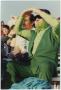 Primary view of [North Texas Fan at the Homecoming Game, 1992]