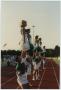 Photograph: [North Texas Cheerleaders at the Homecoming Game, 1992]