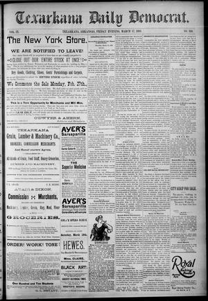 Texarkana Daily Democrat. (Texarkana, Ark.), Vol. 9, No. 189, Ed. 1 Friday, March 17, 1893