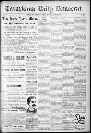 Texarkana Daily Democrat. (Texarkana, Ark.), Vol. 9, No. 215, Ed. 1 Monday, April 17, 1893