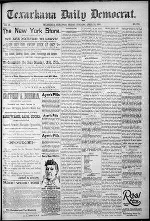 Texarkana Daily Democrat. (Texarkana, Ark.), Vol. 9, No. 219, Ed. 1 Friday, April 21, 1893