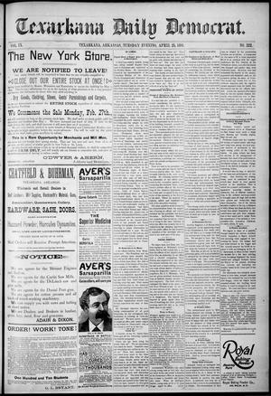 Texarkana Daily Democrat. (Texarkana, Ark.), Vol. 9, No. 222, Ed. 1 Tuesday, April 25, 1893