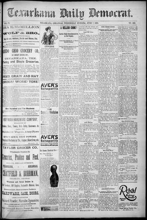 Primary view of object titled 'Texarkana Daily Democrat. (Texarkana, Ark.), Vol. 9, No. 259, Ed. 1 Wednesday, June 7, 1893'.