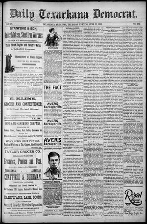 Daily Texarkana Democrat. (Texarkana, Ark.), Vol. 9, No. 272, Ed. 1 Thursday, June 22, 1893
