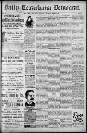Daily Texarkana Democrat. (Texarkana, Ark.), Vol. 9, No. 278, Ed. 1 Thursday, June 29, 1893