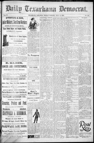 Daily Texarkana Democrat. (Texarkana, Ark.), Vol. 9, No. 290, Ed. 1 Friday, July 14, 1893
