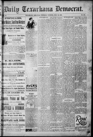 Daily Texarkana Democrat. (Texarkana, Ark.), Vol. 9, No. 295, Ed. 1 Thursday, July 20, 1893