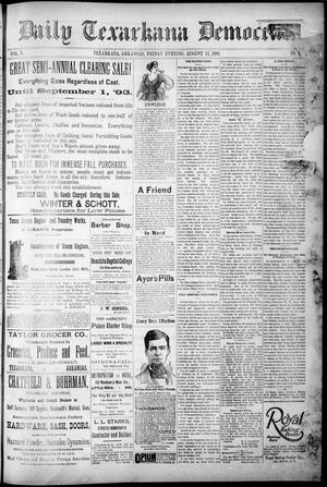 Daily Texarkana Democrat. (Texarkana, Ark.), Vol. 10, No. 4, Ed. 1 Friday, August 11, 1893