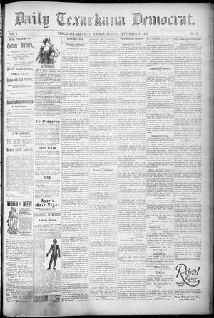 Daily Texarkana Democrat. (Texarkana, Ark.), Vol. 10, No. 37, Ed. 1 Tuesday, September 19, 1893