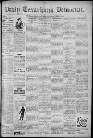 Primary view of object titled 'Daily Texarkana Democrat. (Texarkana, Ark.), Vol. 10, No. 60, Ed. 1 Tuesday, October 17, 1893'.