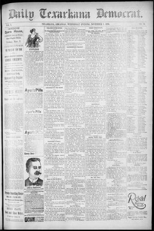 Daily Texarkana Democrat. (Texarkana, Ark.), Vol. 10, No. 73, Ed. 1 Wednesday, November 1, 1893