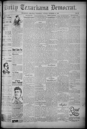 Primary view of object titled 'Daily Texarkana Democrat. (Texarkana, Ark.), Vol. 10, No. 85, Ed. 1 Wednesday, November 15, 1893'.