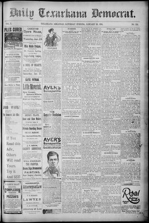 Daily Texarkana Democrat. (Texarkana, Ark.), Vol. 10, No. 124, Ed. 1 Saturday, January 20, 1894