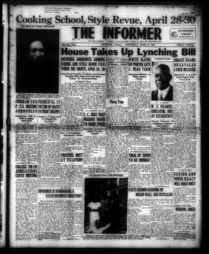 Primary view of object titled 'The Informer and Texas Freeman (Houston, Tex.), Vol. 44, No. 73, Ed. 1 Saturday, April 17, 1937'.