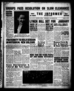 The Informer and Texas Freeman (Houston, Tex.), Vol. 44, No. 31, Ed. 1 Wednesday, December 22, 1937