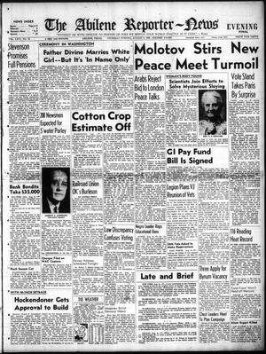 Primary view of object titled 'The Abilene Reporter-News (Abilene, Tex.), Vol. 66, No. 52, Ed. 2 Thursday, August 8, 1946'.