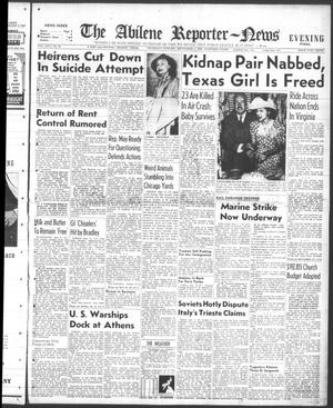 Primary view of object titled 'The Abilene Reporter-News (Abilene, Tex.), Vol. 66, No. 80, Ed. 2 Thursday, September 5, 1946'.