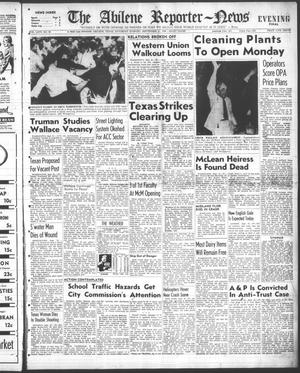 The Abilene Reporter-News (Abilene, Tex.), Vol. 66, No. 96, Ed. 2 Saturday, September 21, 1946