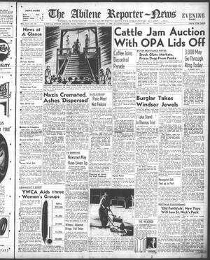 Primary view of object titled 'The Abilene Reporter-News (Abilene, Tex.), Vol. 66, No. 122, Ed. 2 Thursday, October 17, 1946'.