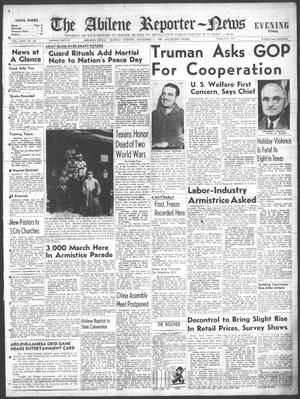 The Abilene Reporter-News (Abilene, Tex.), Vol. 66, No. 147, Ed. 2 Monday, November 11, 1946