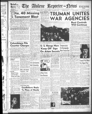 Primary view of object titled 'The Abilene Reporter-News (Abilene, Tex.), Vol. 66, No. 179, Ed. 2 Thursday, December 12, 1946'.