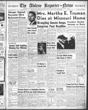 The Abilene Reporter-News (Abilene, Tex.), Vol. 67, No. 41, Ed. 1 Sunday, July 27, 1947