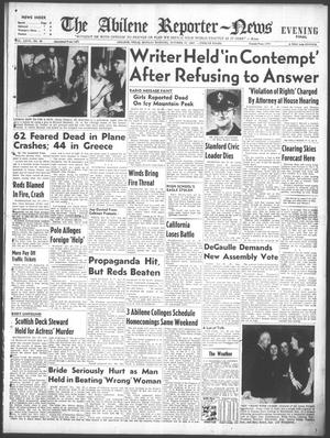 The Abilene Reporter-News (Abilene, Tex.), Vol. 67, No. 83, Ed. 2 Monday, October 27, 1947