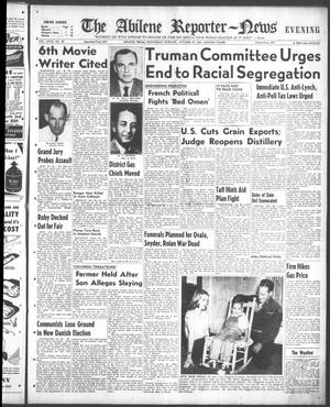 The Abilene Reporter-News (Abilene, Tex.), Vol. 67, No. 85, Ed. 2 Wednesday, October 29, 1947