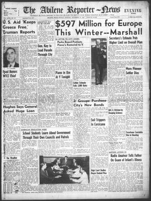 The Abilene Reporter-News (Abilene, Tex.), Vol. 67, No. 97, Ed. 2 Monday, November 10, 1947