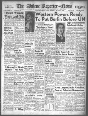 The Abilene Reporter-News (Abilene, Tex.), Vol. 68, No. 42, Ed. 2 Monday, September 20, 1948