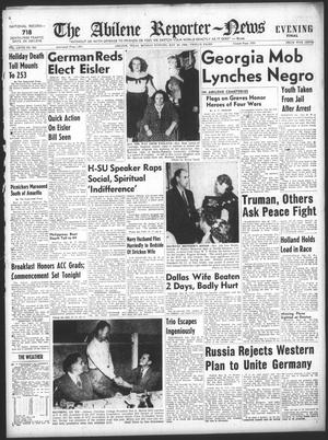 The Abilene Reporter-News (Abilene, Tex.), Vol. 68, No. 241, Ed. 2 Monday, May 30, 1949