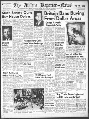 The Abilene Reporter-News (Abilene, Tex.), Vol. 69, No. 21, Ed. 2 Wednesday, July 6, 1949