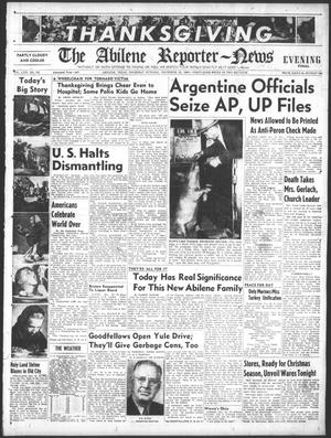 The Abilene Reporter-News (Abilene, Tex.), Vol. 69, No. 161, Ed. 2 Thursday, November 24, 1949