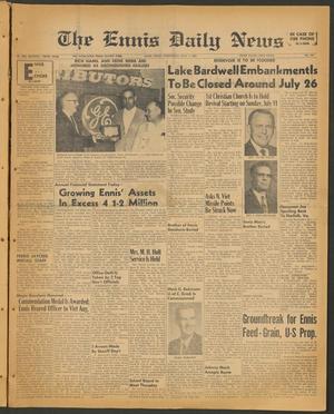 Primary view of object titled 'The Ennis Daily News (Ennis, Tex.), Vol. 75, No. 159, Ed. 1 Wednesday, July 7, 1965'.