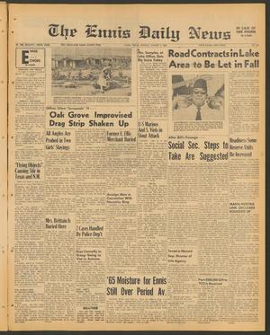 The Ennis Daily News (Ennis, Tex.), Vol. 75, No. 181, Ed. 1 Monday, August 2, 1965