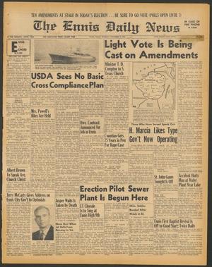 The Ennis Daily News (Ennis, Tex.), Vol. 75, No. 259, Ed. 1 Tuesday, November 2, 1965