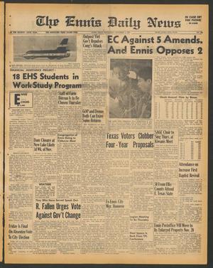 The Ennis Daily News (Ennis, Tex.), Vol. 75, No. 260, Ed. 1 Wednesday, November 3, 1965