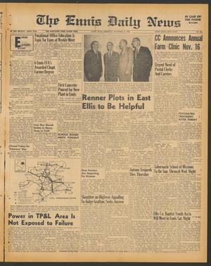 The Ennis Daily News (Ennis, Tex.), Vol. 75, No. 267, Ed. 1 Thursday, November 11, 1965